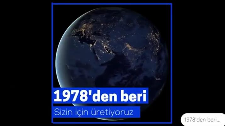 SİZİN İÇİN ÜRETİYORUZ